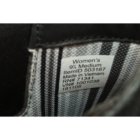 LL Bean Black Suede Slip On Buckled Chelsea Ankle Booties Size 9.5 M - Picture 8 of 8